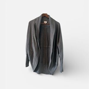 Wilfred Gray Open-Front Cardigan